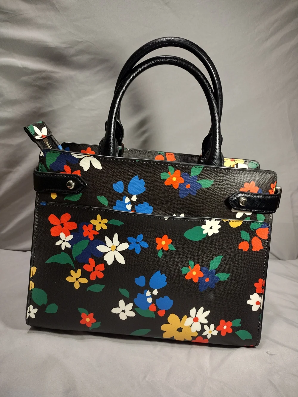 kate spade Black Floral Satchel